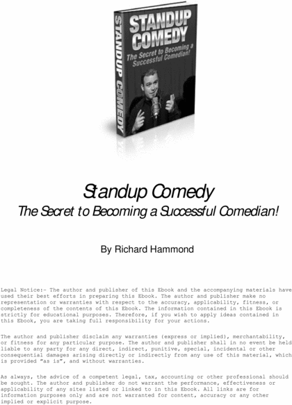 Product picture Standup Comedy